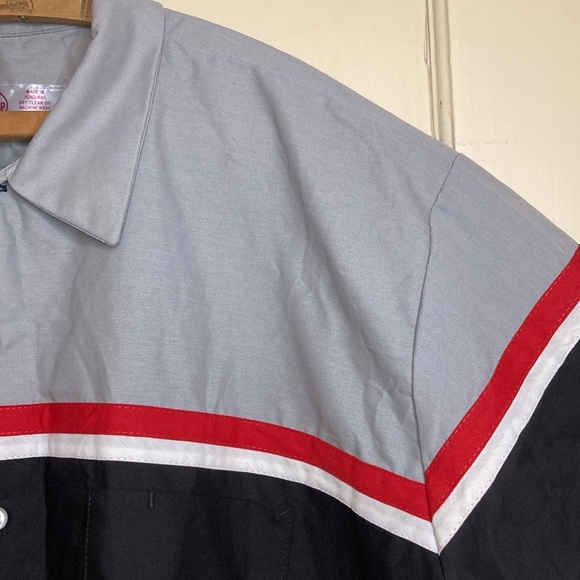 Bowling 🎳 Shirt Striped Short Sleeves Sz XXL - Picture 7 of 10